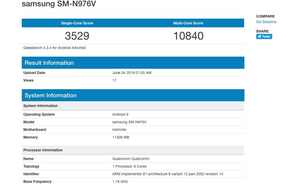 Galaxy Note 10 benchmarks reveal two 5G variants with different SoC, RAM, and performance scores