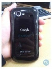 Is the "Google" logo photoshopped on this picture of the Samsung Nexus S? - Was the Samsung Nexus S 86'd and replaced with a dual-core model?