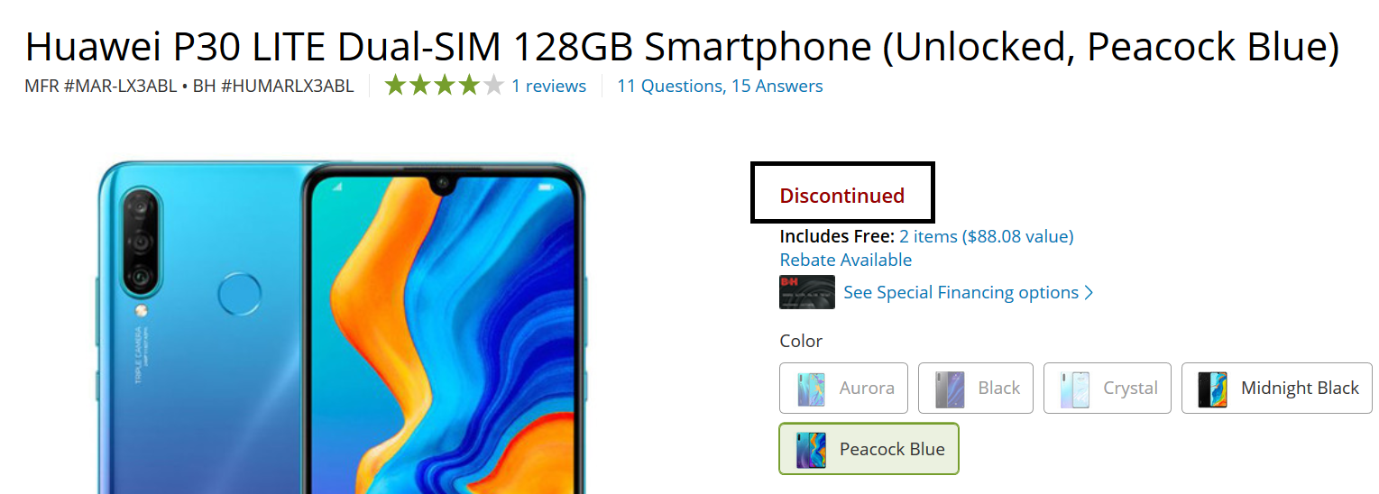 B&H Photo drops its listings of the Huawei P30 line - Update sent to improve the cameras on the Huawei P30 Pro; B&H pulls the P30 line