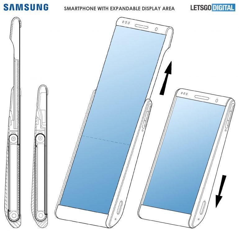 Samsung&#039;s rollable display phone takes shape in a patent