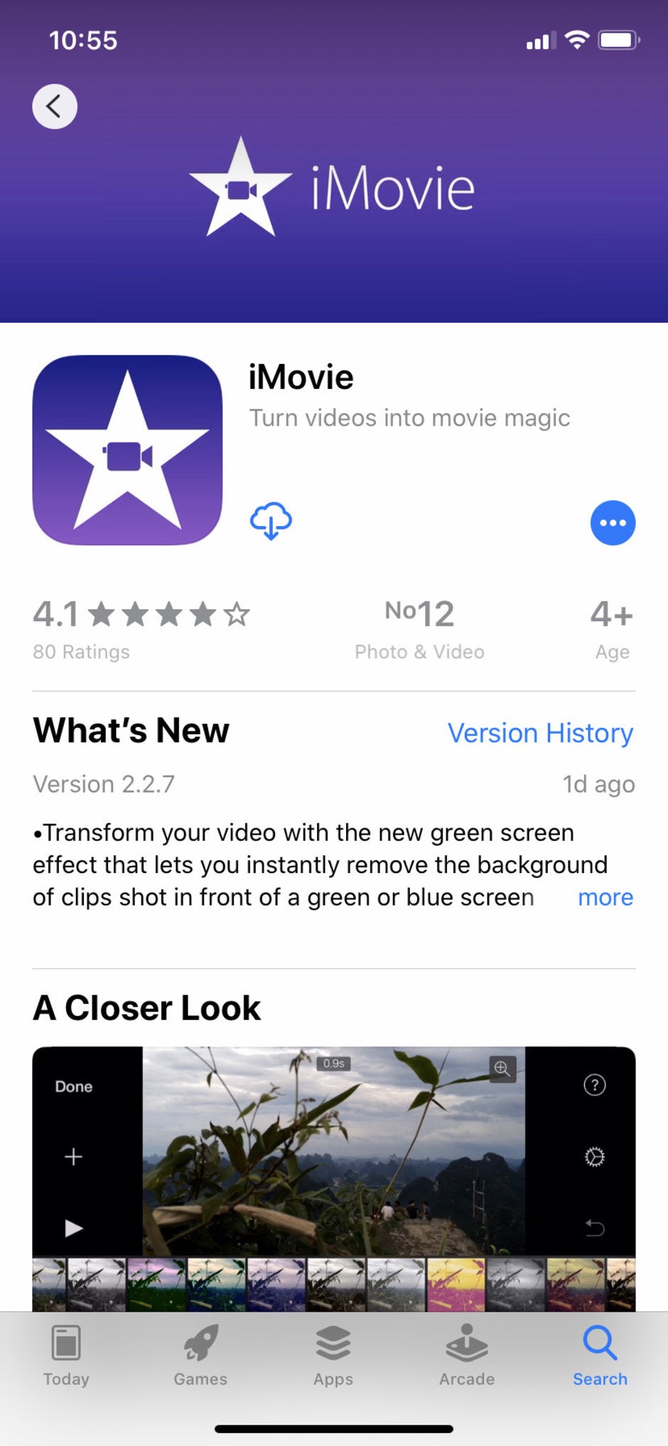 iMovie for iOS now has a green screen feature