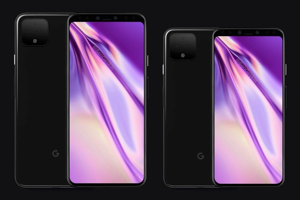 Google Pixel 4 concept render courtesy of Ben Geskin - These Pixel 4 renders give us our best look yet at Google's next flagship