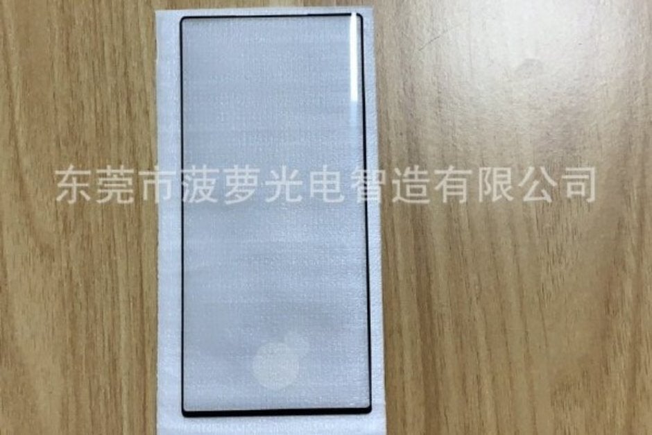 Samsung Galaxy Note 10 protective film - This Galaxy Note 10 leak points towards insanely thin bezels