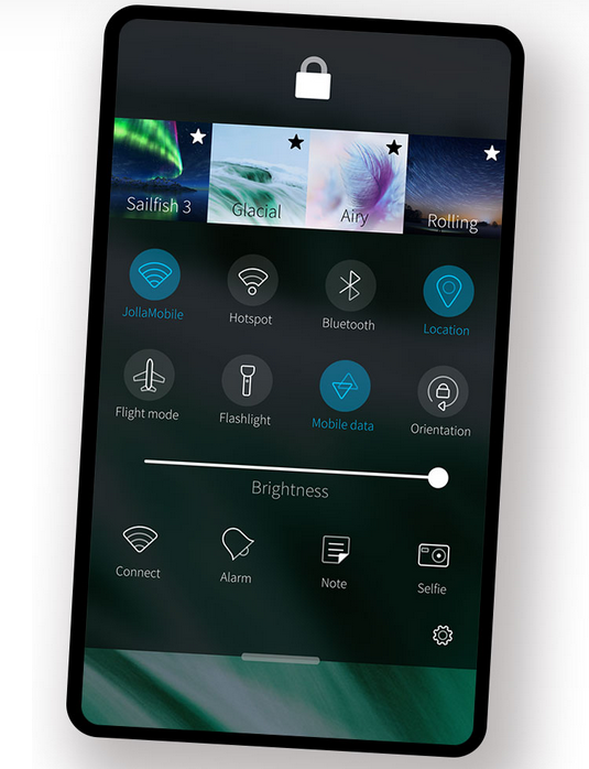 The Aurora operating system is based on Sailfish OS, pictured here - Huawei is reportedly testing a Russian operating system to replace Android