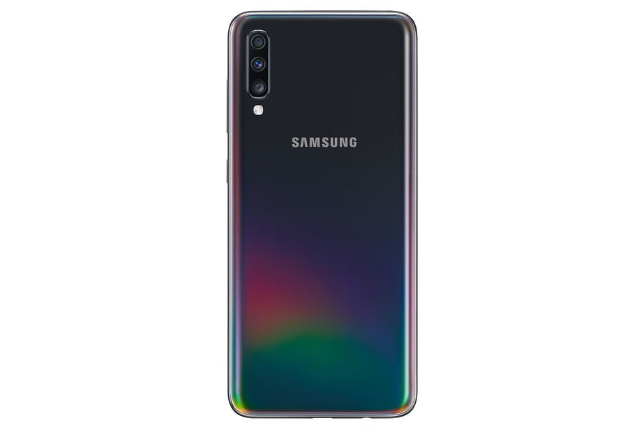 The Galaxy A70 comes with a far more conventional triple camera system than the A80 - Samsung could soon unveil the world&#039;s first mid-range 5G smartphone