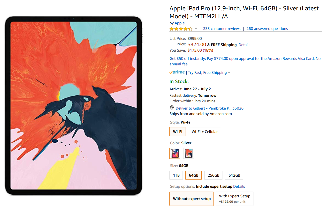 Pick up the latest Apple iPad Pro, now on sale at Walmart and Amazon - Save $175 on the latest 12.9-inch Apple iPad Pro