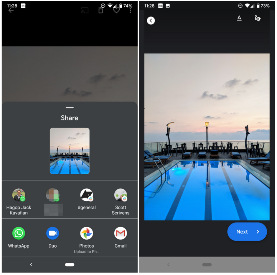 You can now use Duo to share photos, screenshots or images saved on your device - Update allows you to share self-destructing images through the Google Duo app