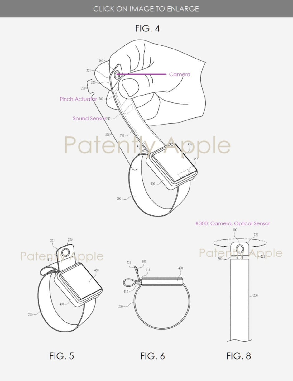 Apple receives a patent for the placement of a rotatable camera on a watch band - Patent received by Apple could lead to a cool new feature for the Apple Watch