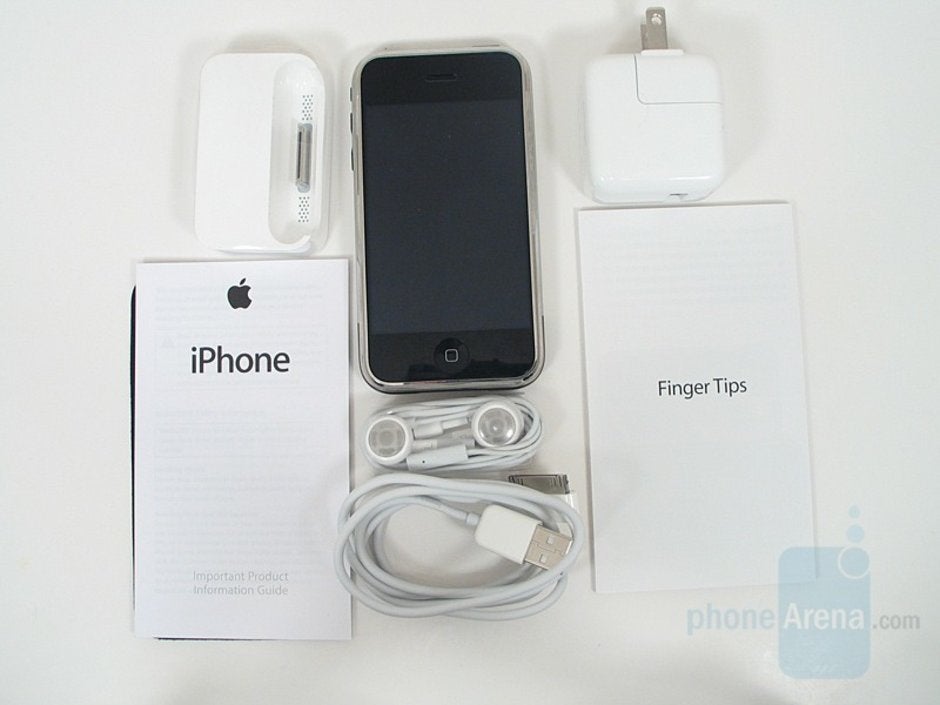 What came out of the box with the original iPhone. Note the dock - Apple launched the iPhone on this date 12 years ago