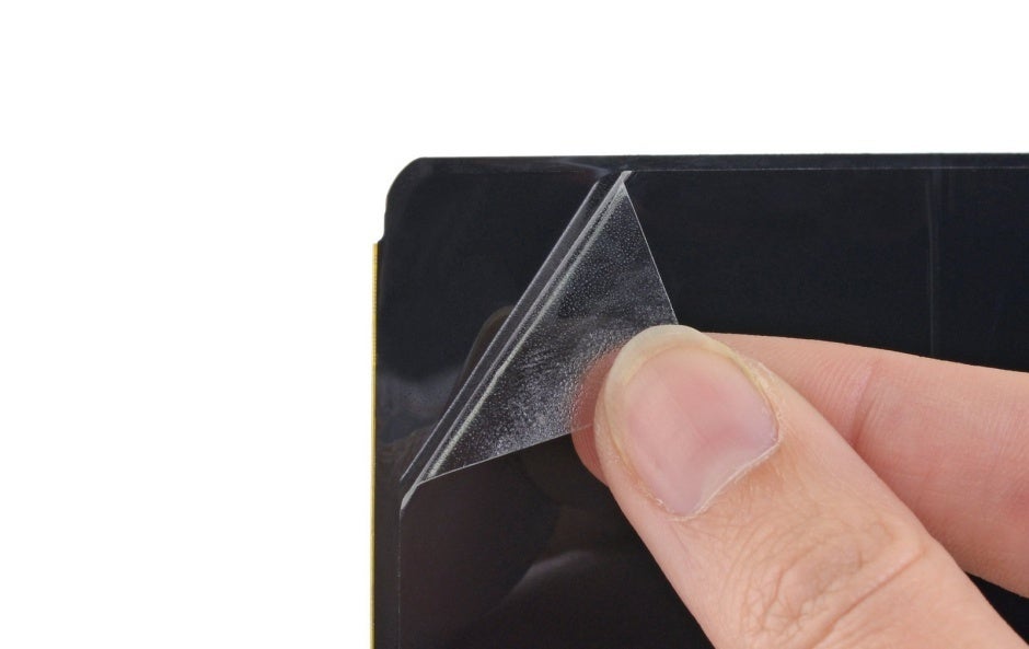 You won&#039;t be able to peel off the screen protector on the refined Galaxy Fold quite this easily - Samsung may have completed the Galaxy Fold &#039;redesign&#039;, but new release date remains under wraps
