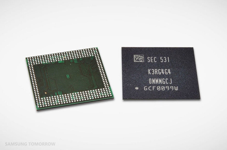 Samsung's 12GB LPDDR4 DRAM chip - Samsung's chip business was hit hard by U.S. ban on Huawei