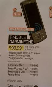 Now free, the T-Mobile Garminfoned was first priced at a high-end benchmark price after launch - T-Mobile&#039;s Garminfone gets the Android 2.1 upgrade users were waiting for