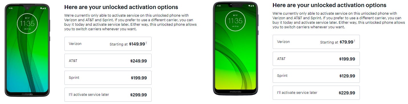 Motorola Moto G7, G7 Power, and G7 Play are now super cheap with a new Verizon line