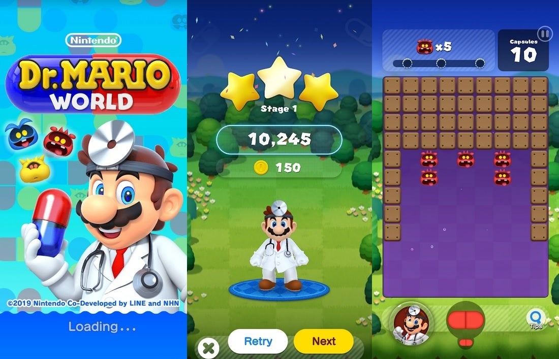 Dr. Mario World can now be installed on your iPhone or Android device - Dr. Mario World arrives a day early for iOS and Android; Google has sales on games, movies and TV shows