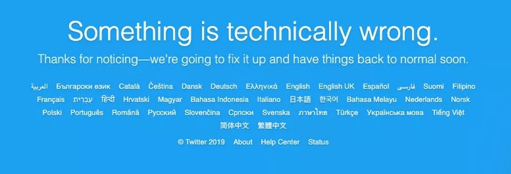 Twitter members went a little over an hour with no service - Trump's worst nightmare is over; Twitter is back up after one hour outage