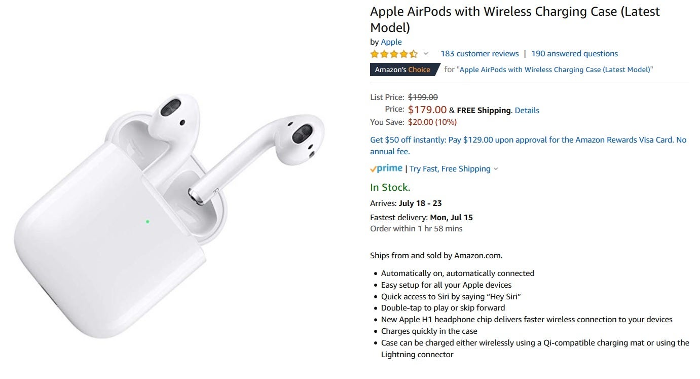 Pick up the AirPods 2 and the wireless charging case for $179 - Amazon has pre Prime Day sale on Apple's most popular iPhone accessory