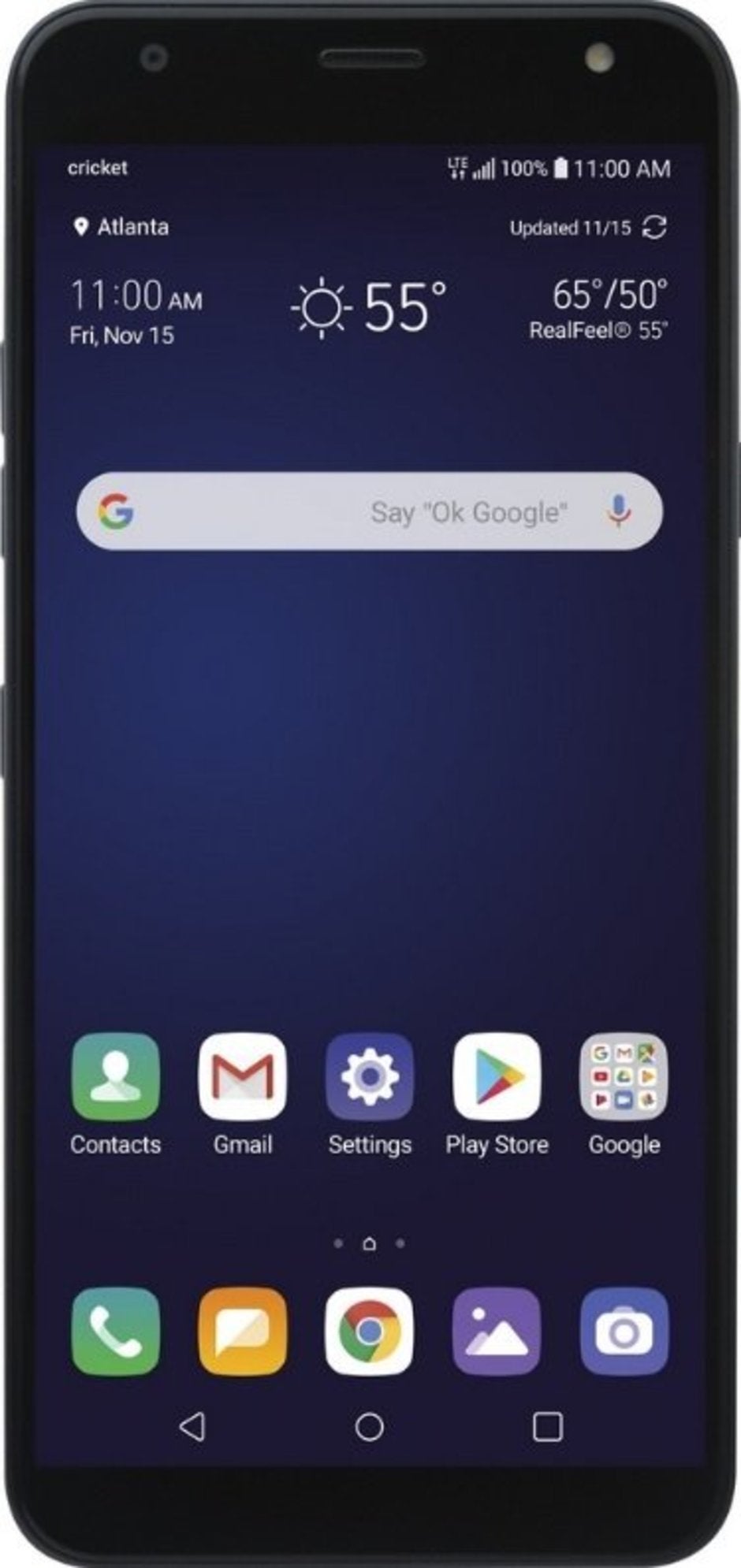 Render of the upcoming LG Harmony 3 - This is the LG Harmony 3 for Cricket Wireless