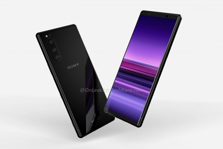 Sony Xperia 1R/2 CAD-based render - The Sony Xperia 1R could launch as the world's first 5K phone