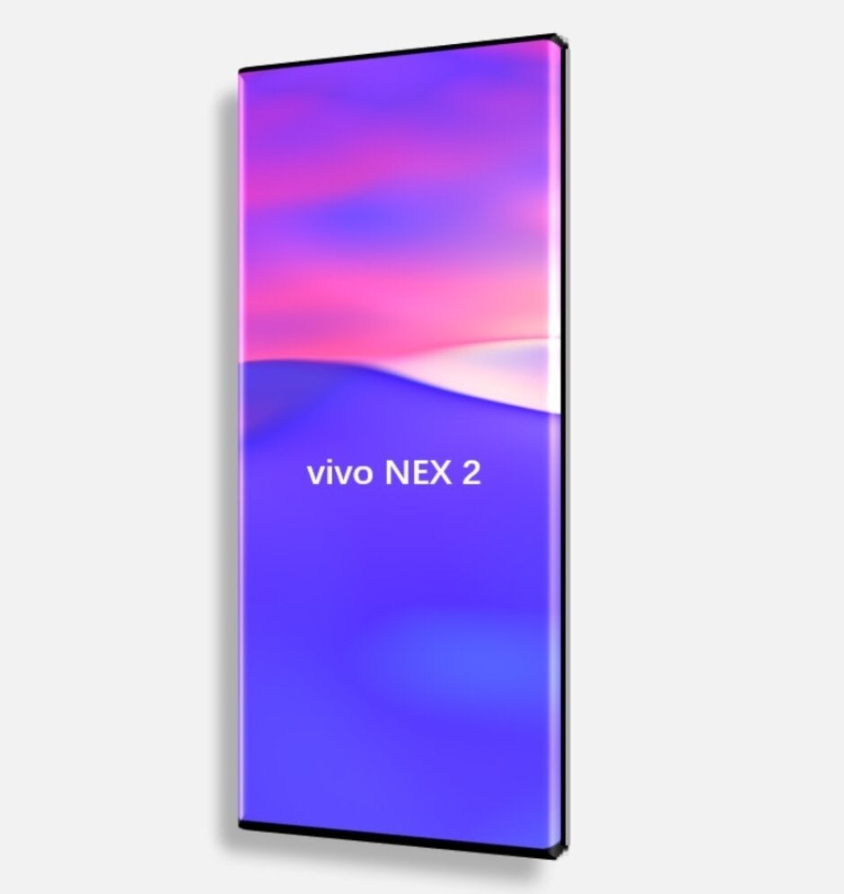 Alleged render of the Vivo NEX 2 - Render shows that Vivo could be taking the next step toward a full-screen design