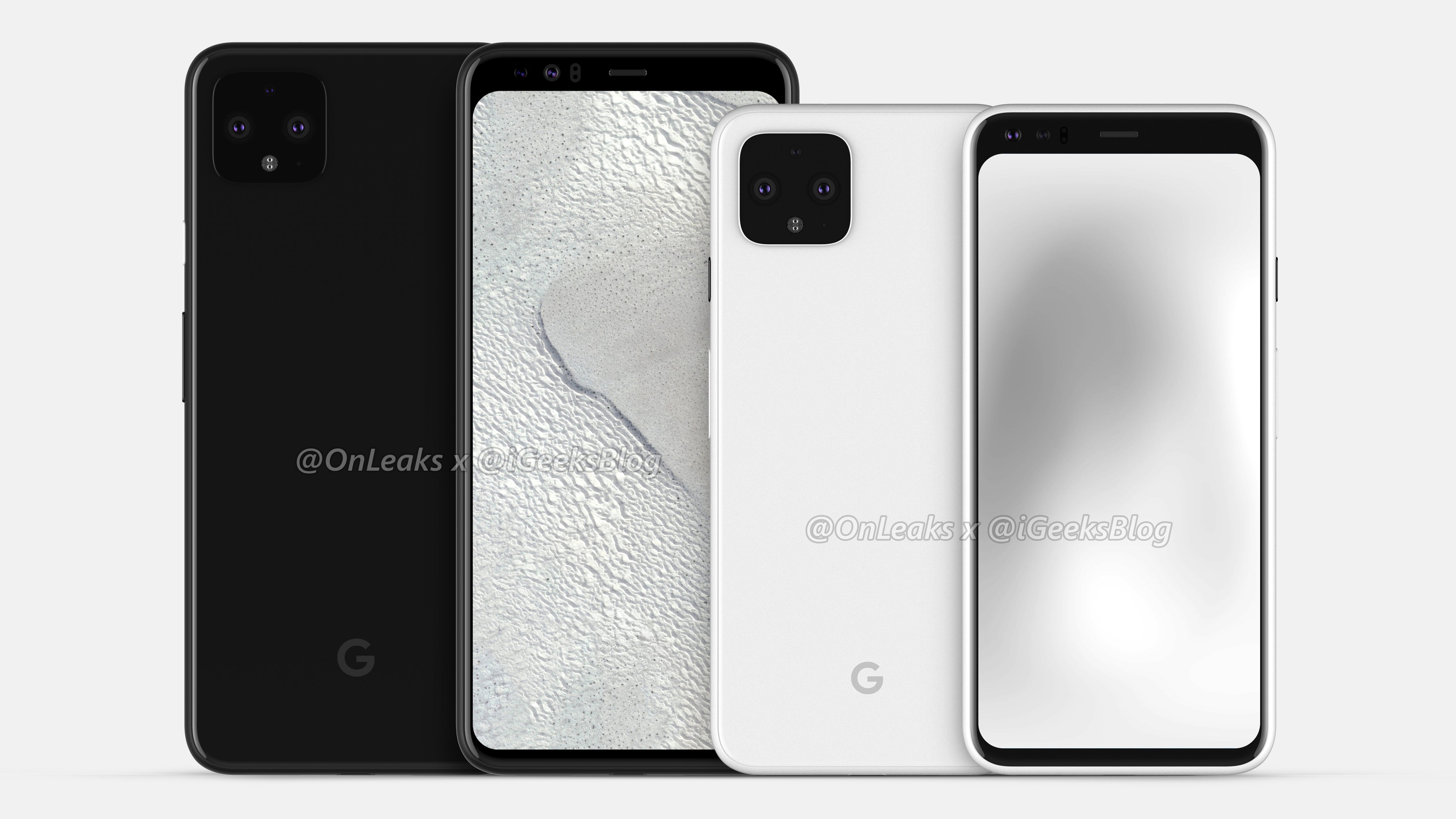 The Pixel 4 XL and Pixel 4 - Check out the latest Google Pixel 4 renders