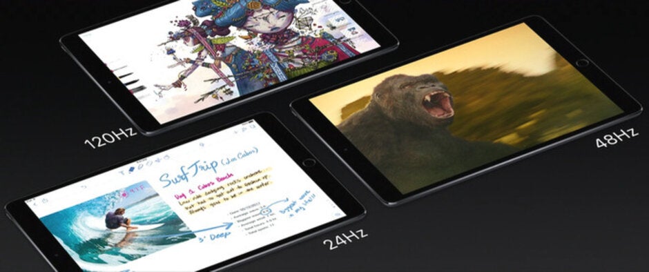 Apple's ProMotion display on the iPad Pro features a 120Hz refresh rate - Apple is reportedly thinking about doubling the refresh rate on next year's iPhone displays
