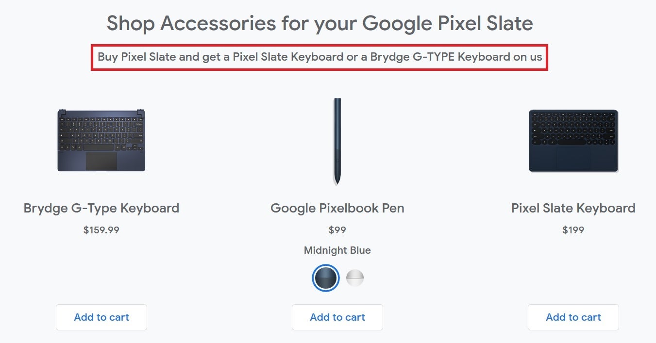 ...and score a free QWERTY keyboard - Google Store deal gives you a Pixel Slate and a free keyboard starting at $699