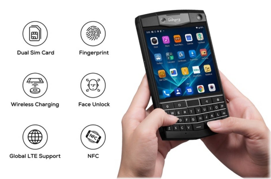 Unihertz Titan phone with QWERTY keyboard and rugged design smashes Kickstarter goal in minutes