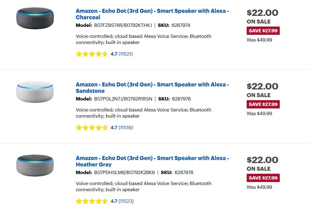 Best Buy is offering a $5 smart plug to those buying select discounted Echo units - Pick up an Echo Spot smart display for $90 (31% off); Echo and smart plug bundles start at $27