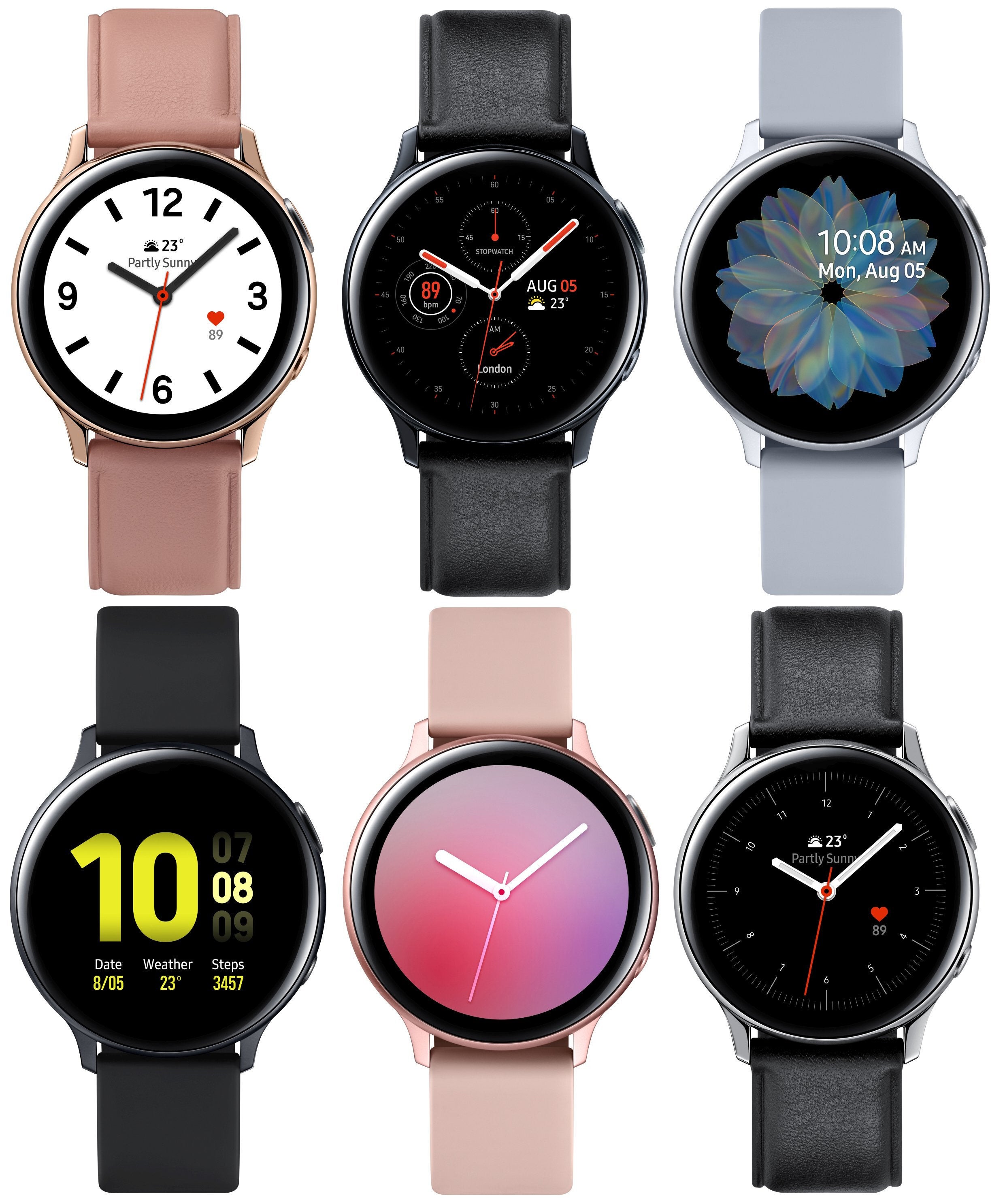 Even more pictures show the Samsung Galaxy Watch Active 2 in all its glory