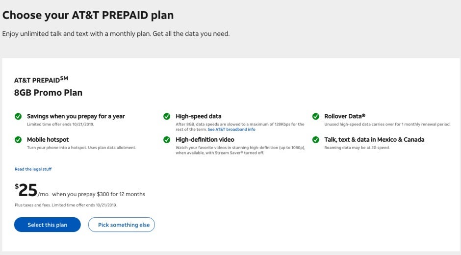 Save a whopping $300 on an AT&T Prepaid plan by paying upfront for your first year of service