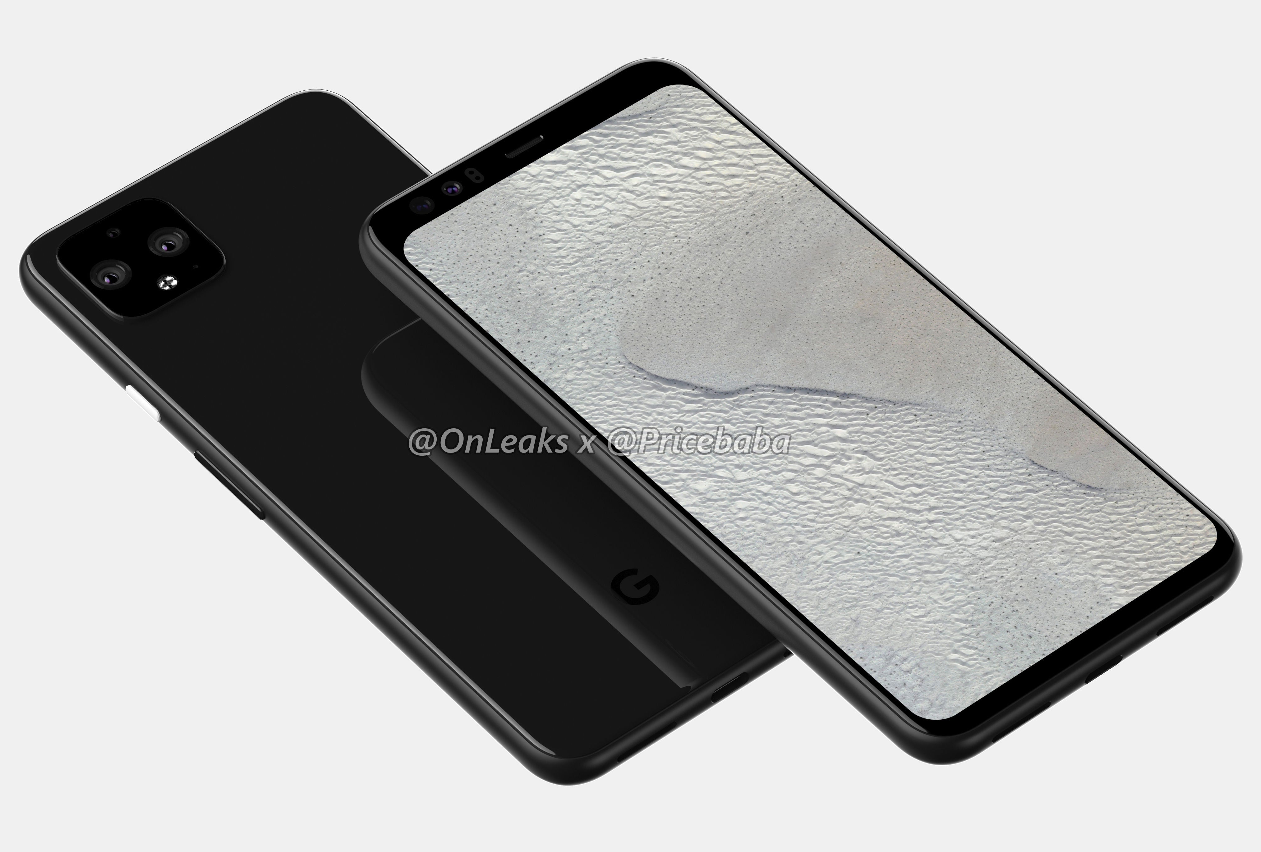 Google Pixel 4 XL CAD-based render - Huge Google Pixel 4 specs leak: 90Hz display, 6GB of RAM, much more