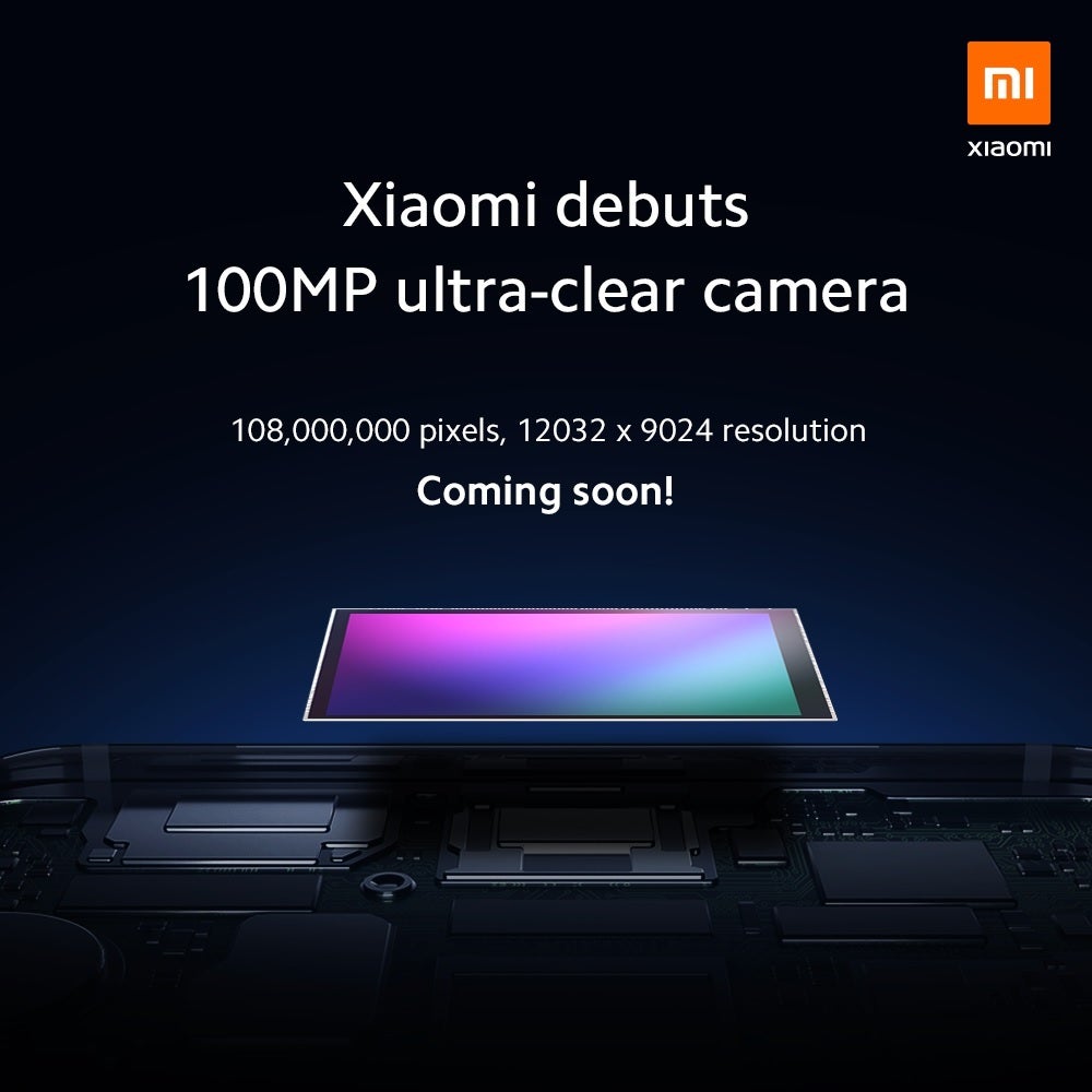 Samsung&#039;s 108MP camera sensor will debut on a future Xiaomi handset - First smartphone equipped with a 108MP camera is &quot;coming soon&quot; according to a teaser