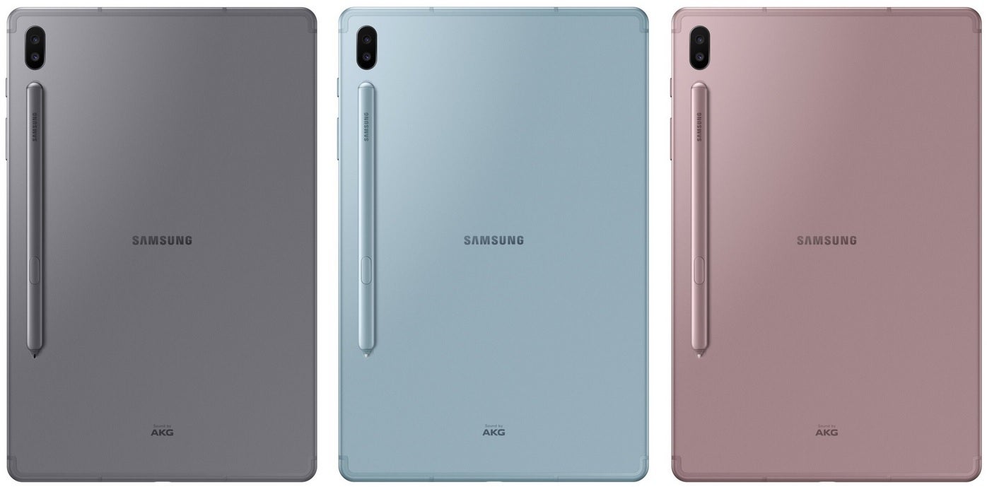 The Samsung Galaxy Tab S6 will be available in three colors - Samsung's new high-end tablet is the first to support HDR10+