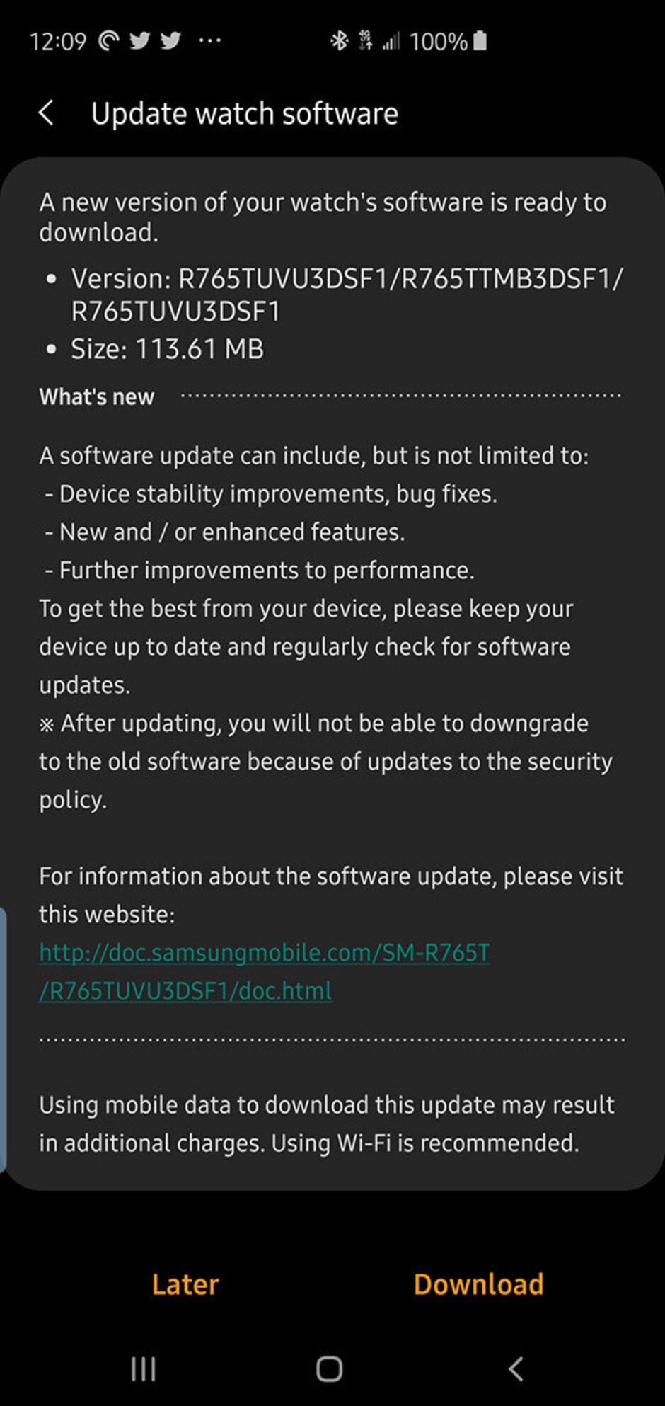 Samsung Gear S3 finally receiving One UI update at T-Mobile