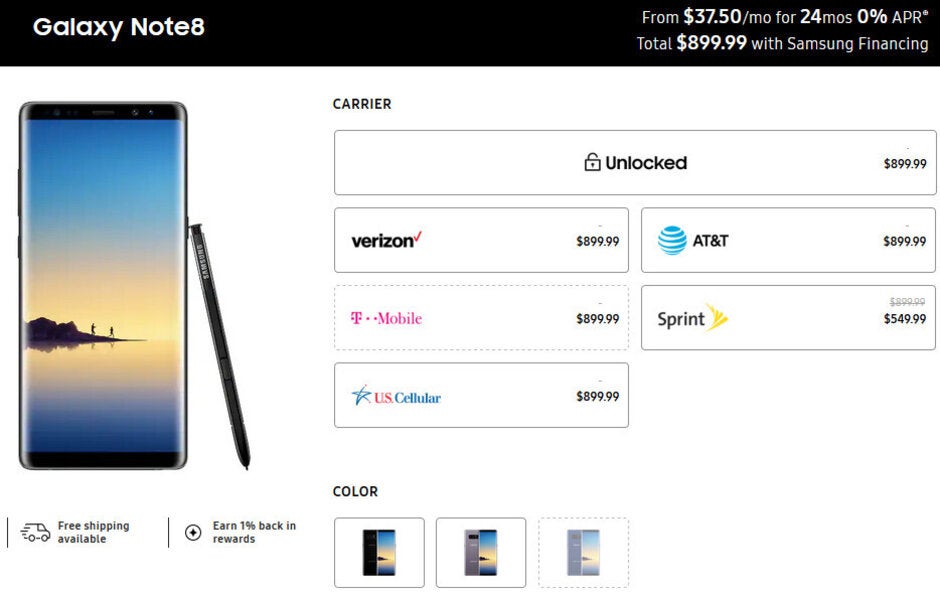 With the Galaxy Note 10 launching soon, Samsung thinks you&#039;d spend $900 on the 2-year-old Note 8