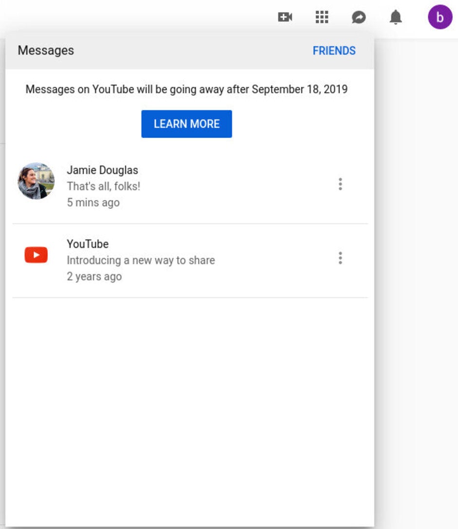 Google to remove the ability to message directly on YouTube