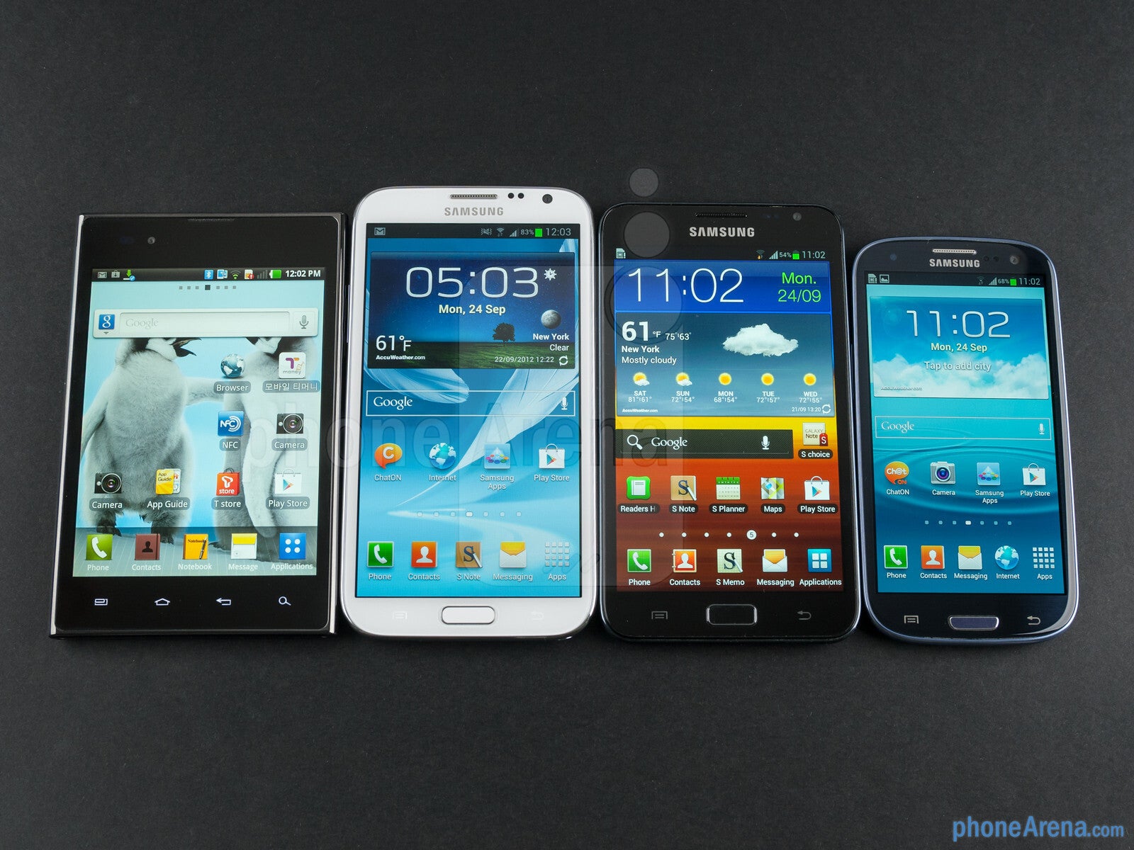 The Note II (second, left to right) was an even bigger phone and more powerful - Samsung Galaxy Note evolution: Here's how it has changed over the years