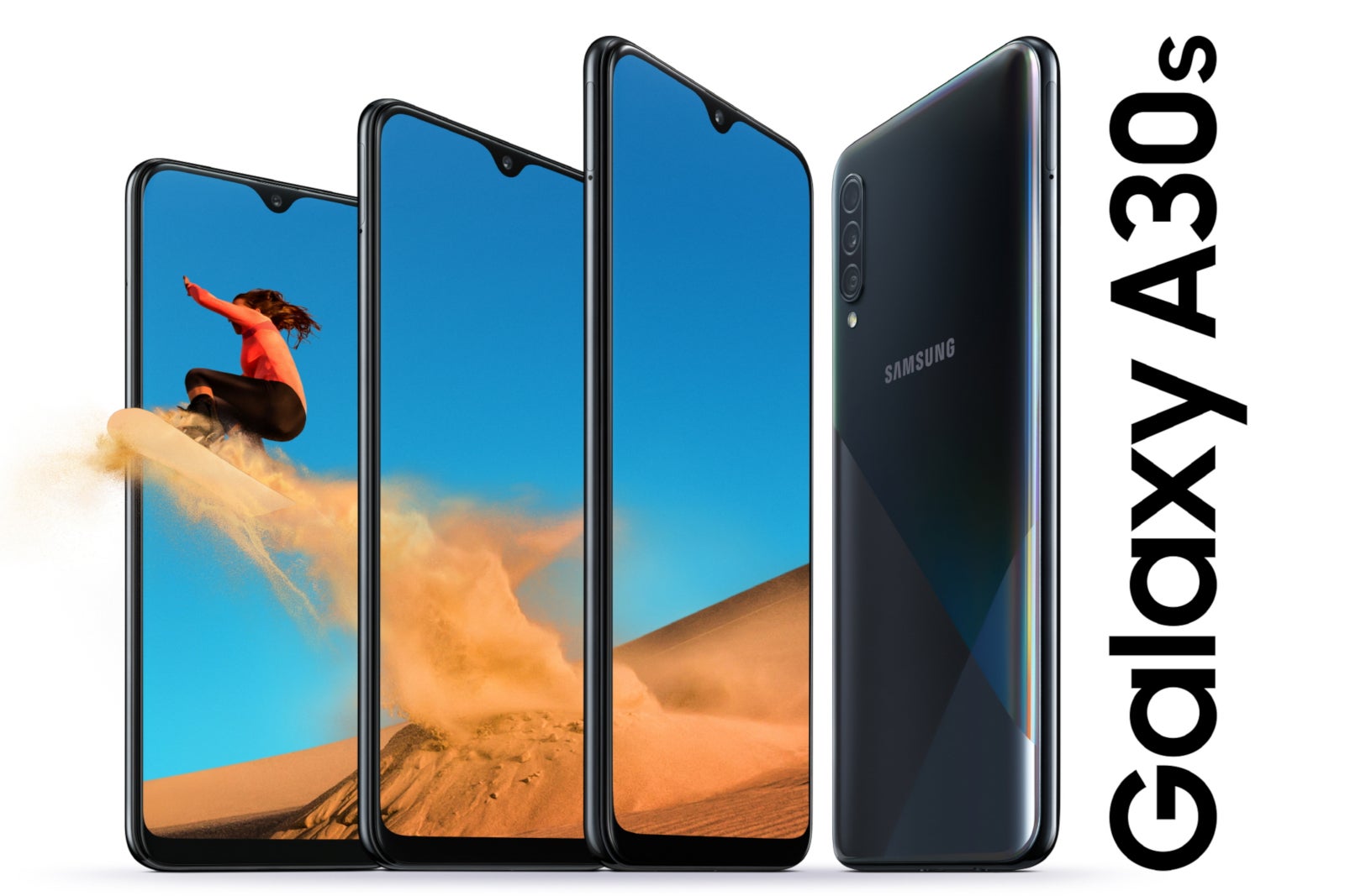 Samsung unveils the new Galaxy A50s and A30s: triple camera, massive display and battery