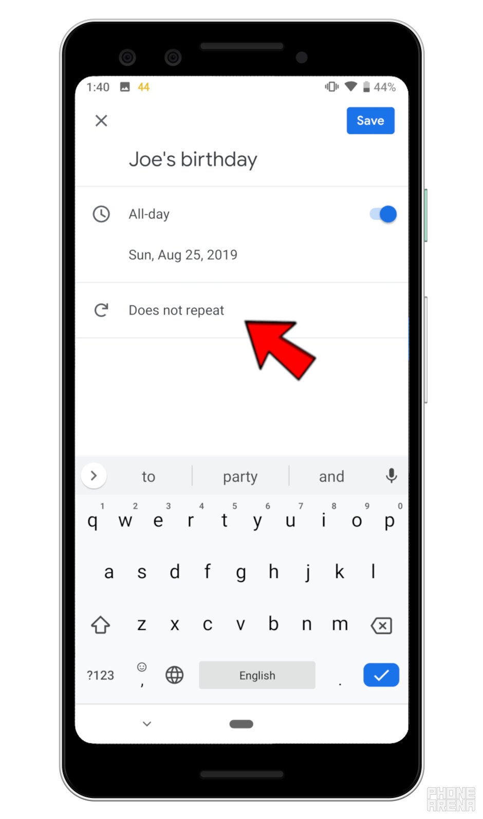 How To Add A Birthday To Google Calendar PhoneArena