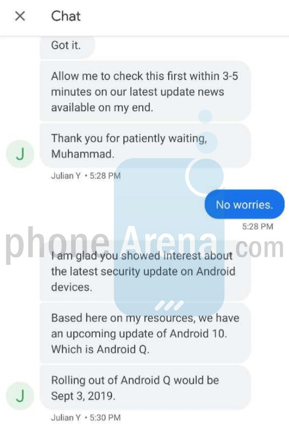 Another Android 10 release confirmation - Android 10 release date confirmed: Here's when Google will release it to Pixel phones