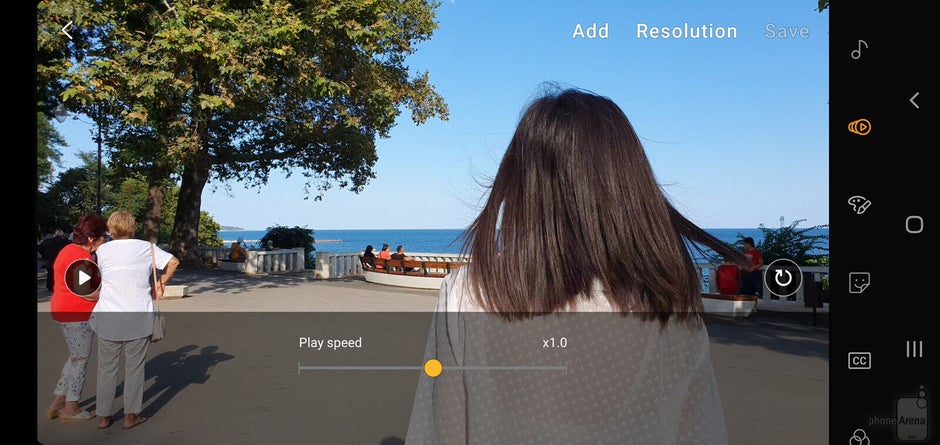 Changing video speed with the Galaxy Note 10 video editor - How to edit videos with the Samsung Galaxy Note 10 video editor