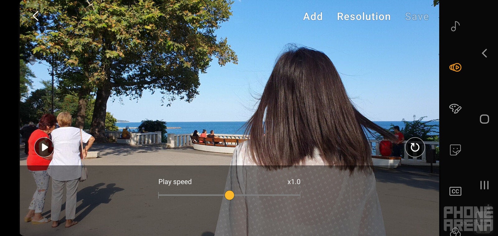 Changing video speed with the Galaxy Note 10 video editor - How to edit videos with the Samsung Galaxy Note 10 video editor