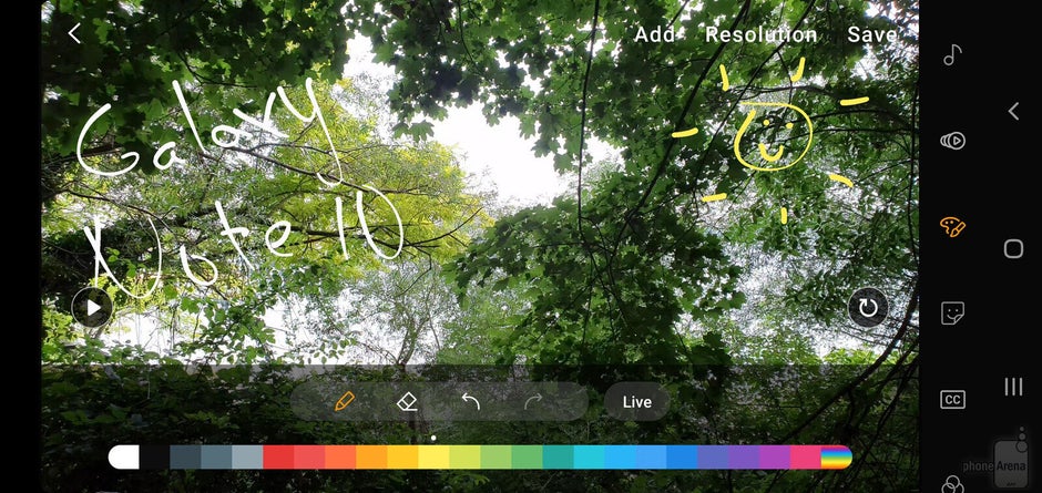 how to add text box in galaxy note pro photo editor