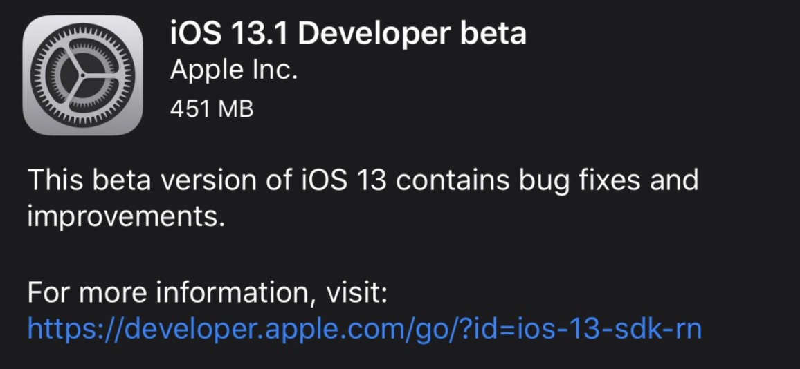 Apple releases iOS 13.1 beta, outing this unique iPhone 11 feature