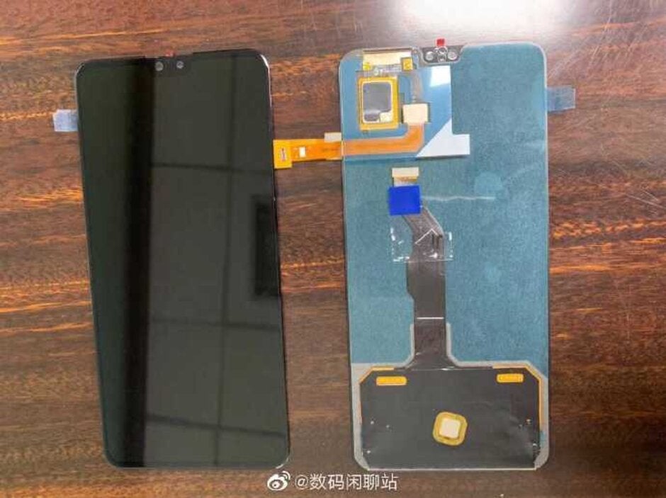 Photo claims to show the front panel of the Huawei Mate 30 - No Google apps, no licensed version of Android for the Huawei Mate 30 series