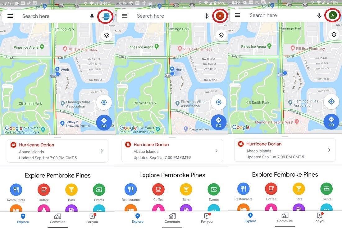 Switching between Google accounts on apps like Maps, Drive, and Contacts is as easy as swiping the avatar up or down - Contacts is the latest Google app allowing you to switch accounts with a swipe