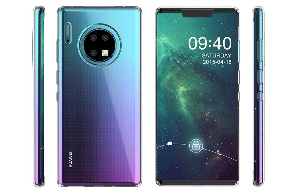 Renders of the Huawei Mate 30 Pro from a case manufacturer, released by Slashleaks - All the exciting new smartphones coming out in September 2019