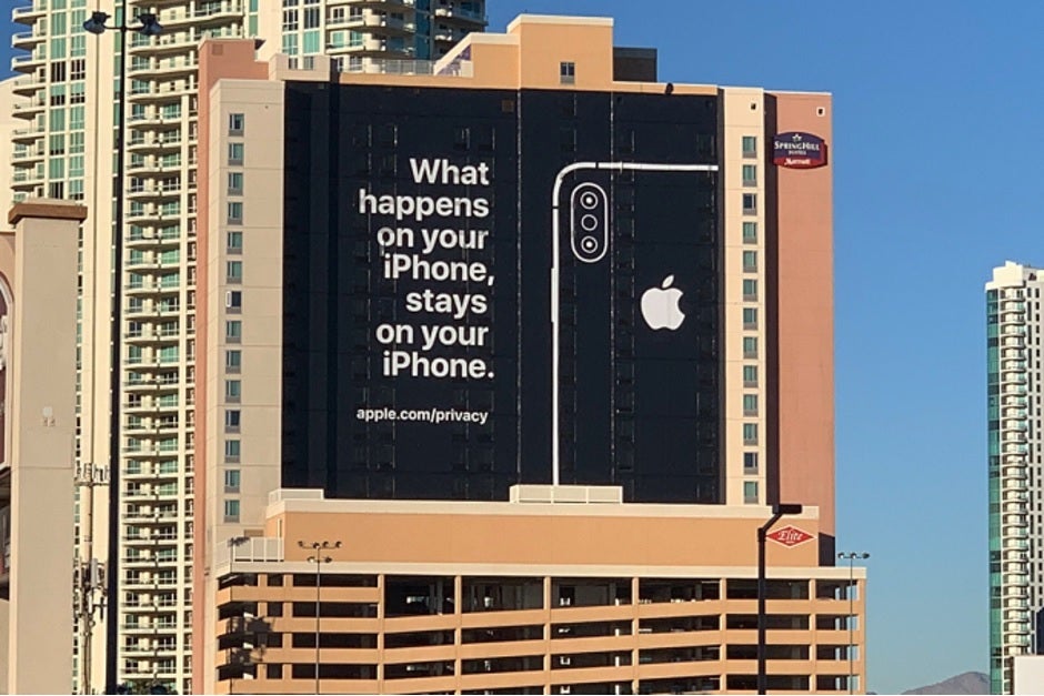 Apple promoting the security of the iPhone during the Consumer Electronics Show in Las Vegas this past January - Apple disputes how Google characterized the iPhone vulnerability it discovered