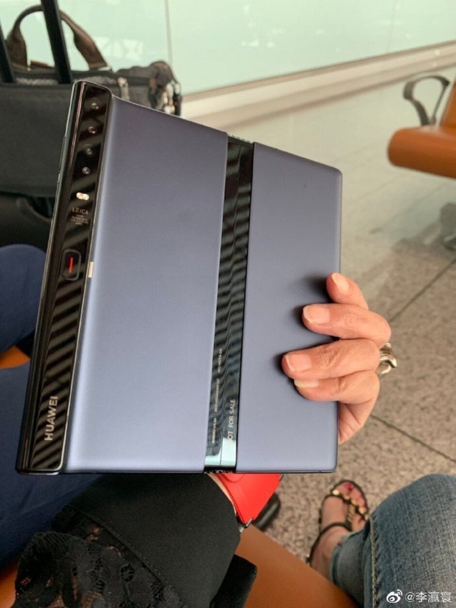 A photograph showing the redesigned Huawei Mate X - Unless the U.S. folds like the Mate X, Huawei's niche phone will not use Google's version of Android