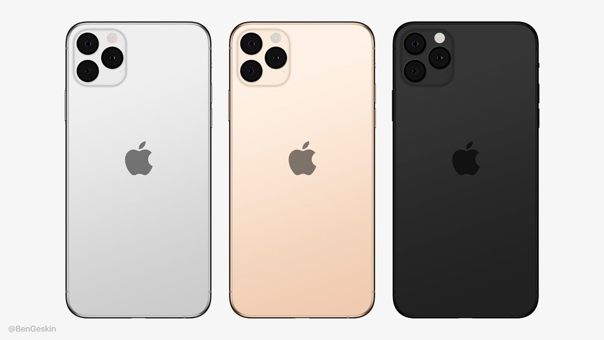 iPhone 11 Pro concept render by Ben Geskin - iPhone 11 series to include new coprocessor dubbed Apple R1